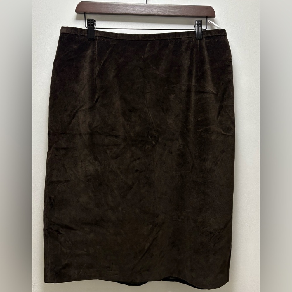 Bianca Nygard Dark Brown Pencil Skirt